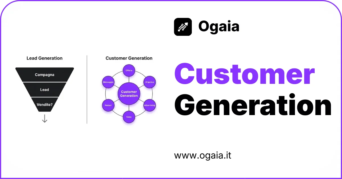 Customer Generation vs Lead Generation: il cambio di paradigma per le PMI italiane